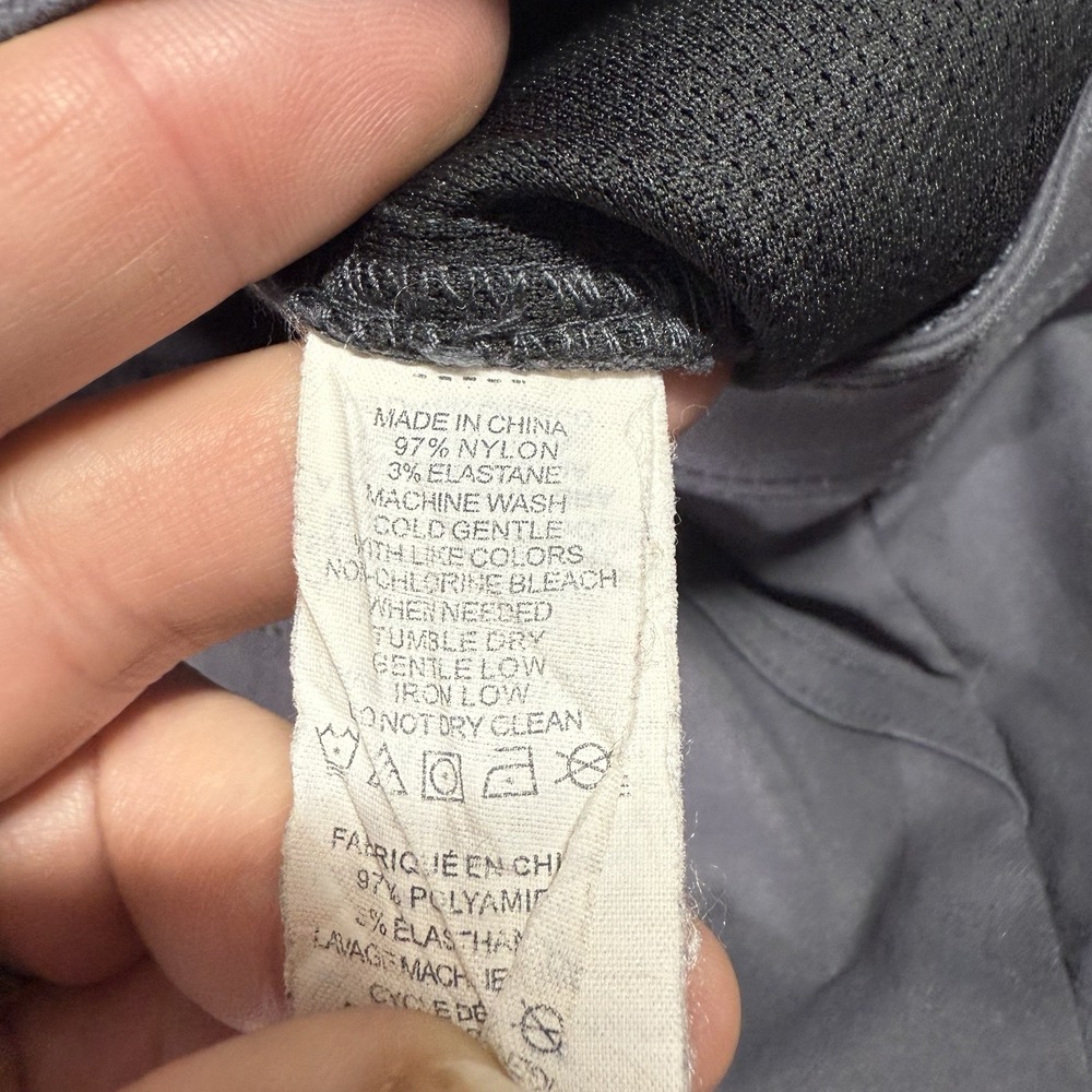 Prana Pants Womens 8 Gray Stretch Roll-up Snap Hiking Outdoors Gorpcore‎ - Picture 12 of 13